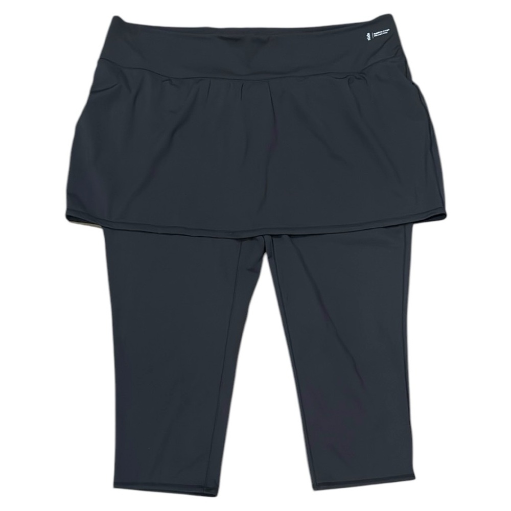 zuda Black Skirted Leggings